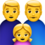 👨‍👨‍👧