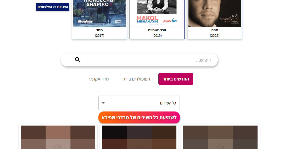 תיבת חיפוש סוג ללא בחירת זמר שיר וכדומה.PNG